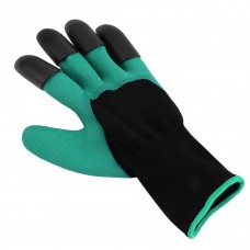 Practical 2 Pairs ABS Plastic Claws Gardening Gloves for Digging Planting Gardening Gloves Built In Claws Easy To Use   
